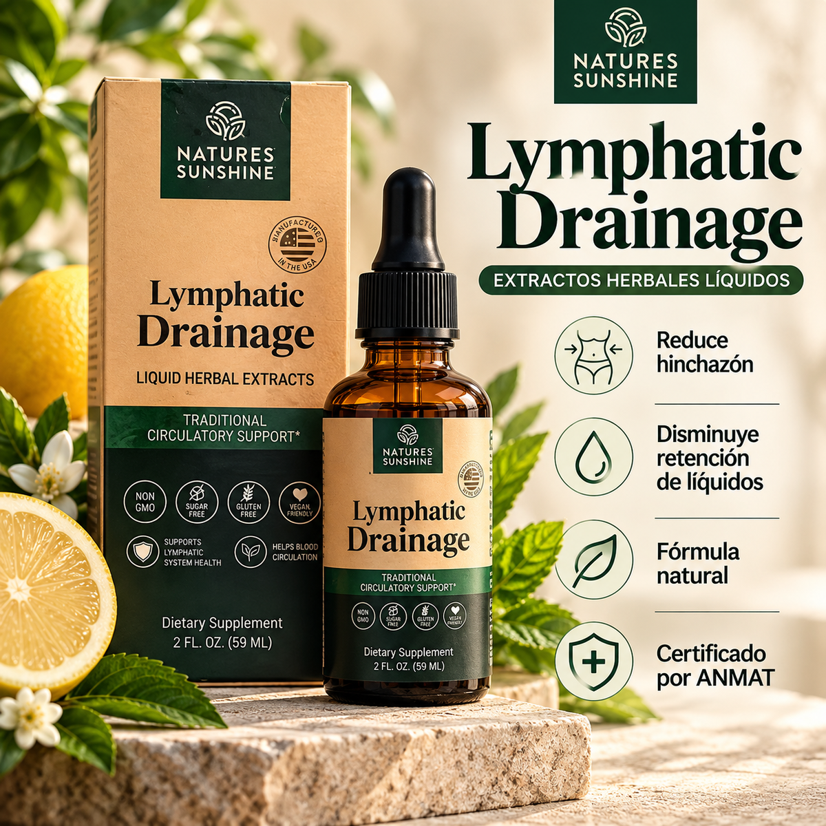 GOTAS DE DRENAJE LINFÁTICO💦  - DESINFLAMA Y DESINTOXICA TU CUERPO 🌿💚